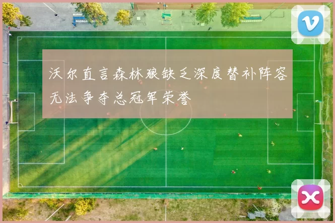 沃尔直言森林狼缺乏深度替补阵容无法争夺总冠军荣誉